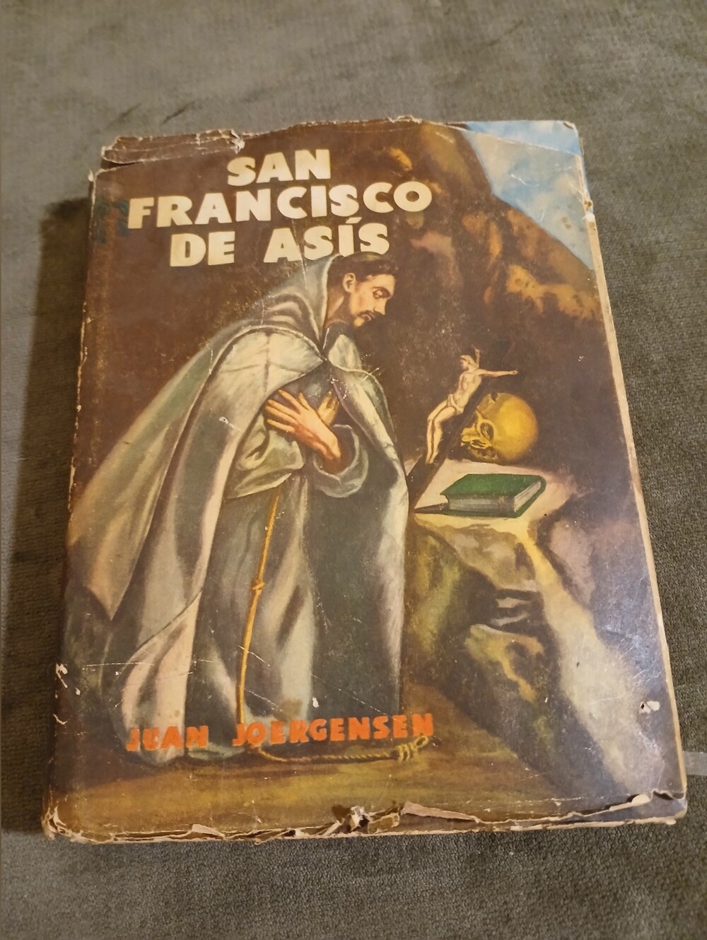 San Francisco De Asis Decorative Vintage Book